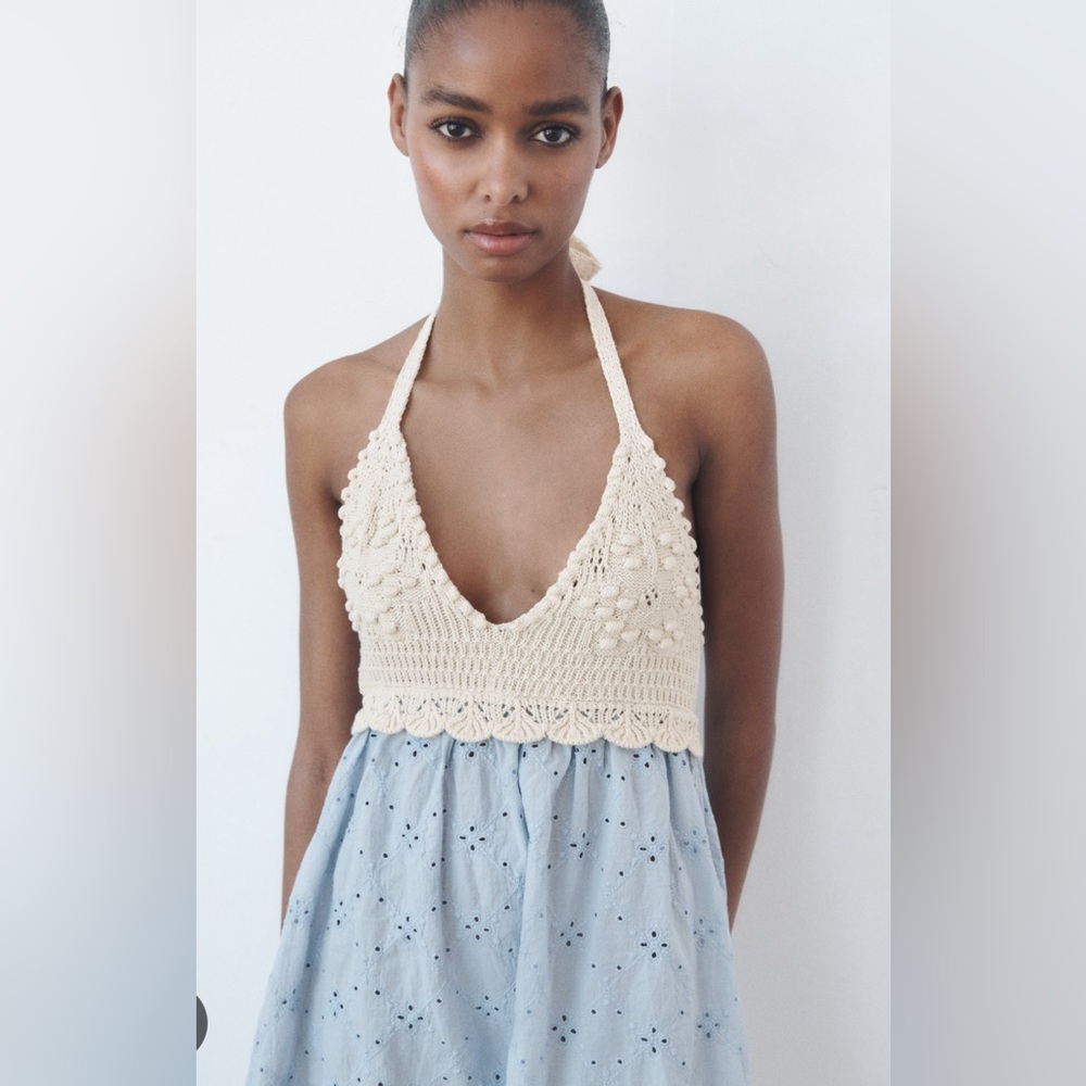 New Halter Dress From Zara Size Small